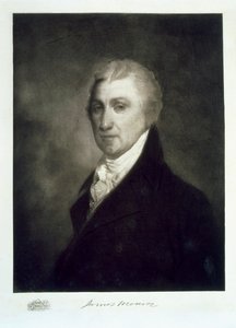 James Monroe, 5º Presidente dos Estados Unidos da América, pub. 1901 (fotogravura) de American School