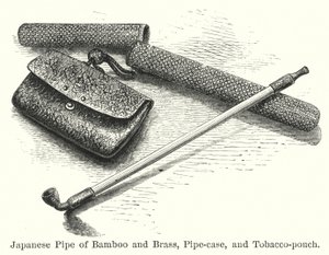 Cachimbo de Bambu e Latão Japonês, Cachimbo de Cachimbo e Bolsa de Tabaco (gravação) de American School