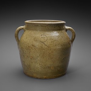 Jar, c. 1865-1900 (grés alcalino e vitrificado) de American School