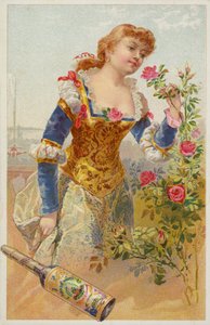 Senhora Cheirando Rosas