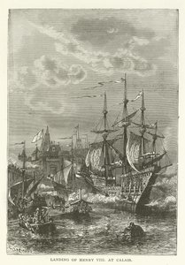 Desembarque de Henrique VIII em Calais de American School