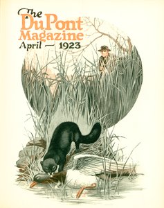 Less Vermin - More Game, capa da revista DuPont, abril de 1923 de American School