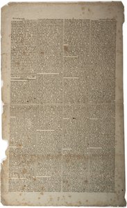 Liberdade de Expressão e da Imprensa, janeiro de 1799 de American School