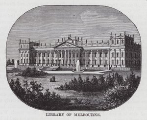 Biblioteca de Melbourne (gravura) de American School