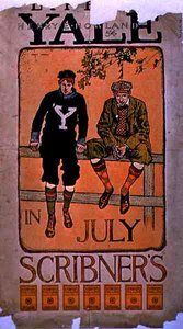Vida em Yale, cartaz publicitário da edição de julho da revista 