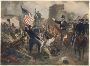 Lincoln em City Point, bar. 1865 de American School
