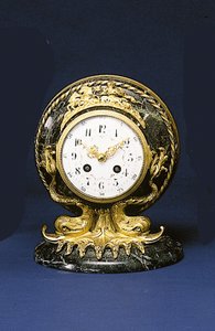 Relógio Mantel vendido pela Black, Starr & Frost, c.1875-1900 de American School