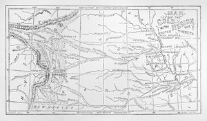 Mapa da Região do Ouro, publicado no The Weekly