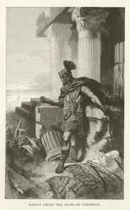 Marius entre as ruínas de Cartago