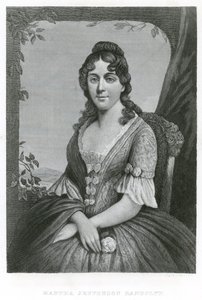 Martha Jefferson Randolph (gravura) de American School