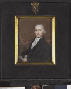 Retrato em miniatura de Samuel Osgood, c.1789 (w - c em marfim) de American School