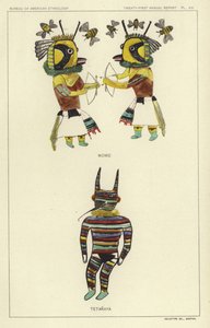 Momo, Tetanaya (litografia a cores) de American School