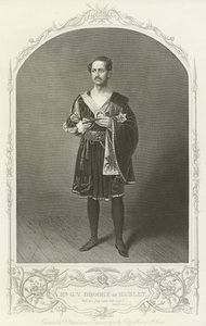 Sr. GV Brooke como Hamlet, Ato III, Cena II de American School