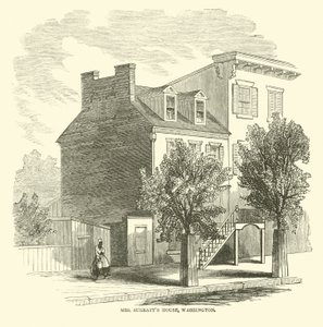 Sra. Surratts House, Washington, abril de 1865 de American School