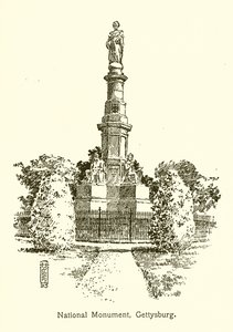Monumento nacional, gettysburg de American School