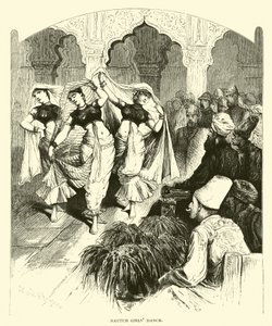 Nautch meninas dançam de American School