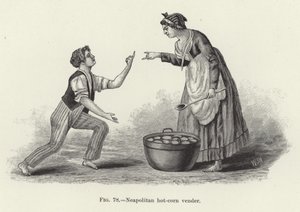 Vendedor de milho quente napolitano de American School