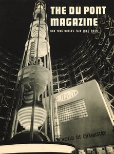 Feira Mundial de Nova York, capa da revista DuPont, junho de 1939 de American School