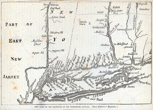 Nova York no início do século XVIII (litho) de American School
