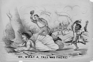 Oh, que queda houve !, publicada por J. Mayer & Co. Lith, Boston, c.1865 de American School