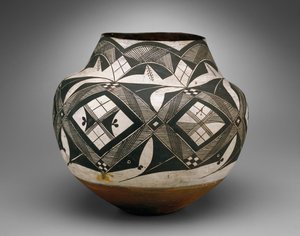 Olla, Haaku, Acoma Pueblo (cerâmica) de American School
