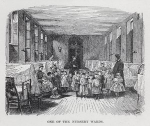 Uma das enfermarias (litho) de American School