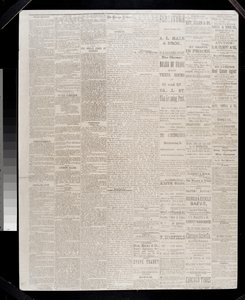Página do Chicago Tribune, 11 de outubro de 1871 (papel de jornal) de American School