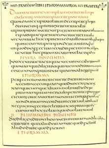 Página dos epigramas de St Prosper de American School