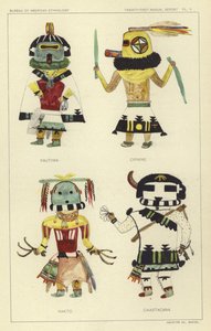 Pautiwa, Cipikne, Hakto, Caiastacana (colour litho) de American School