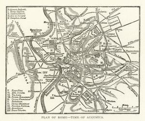 Plano de Roma, época de Augusto de American School