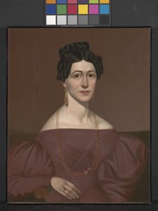 Retrato de Eliza C. Ayres (óleo sobre tela) de American School