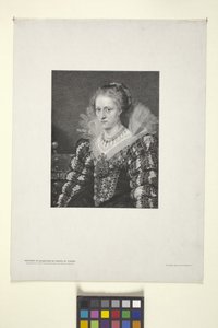 Retrato de Jacquelin De Cordes (tinta) de American School