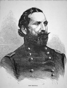 Retrato do General John Sedgwick (litho) de American School