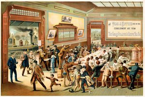 Cartaz publicitário Great Atlantic & Pacific Tea Co., 1886