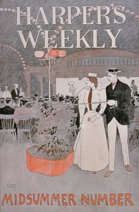 Cartaz publicitário Harpers Weekly, Midsummer Number
