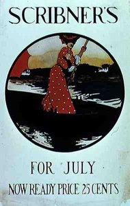 Cartaz publicitário da edição de julho da 