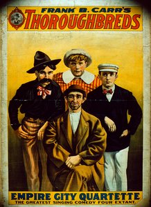Cartaz para os puro-sangue de Frank B. Carrs