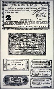 Bilhetes de comboio de American School
