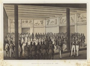 Recepção no Castelo de Shui, Ilhas Ryukyu de American School