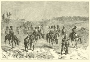 Retorno da Cavalaria Kautzs, junho de 1864 de American School
