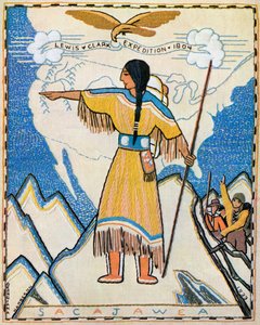 Sacajawea sobre a Expedição Lewis e Clark de American School