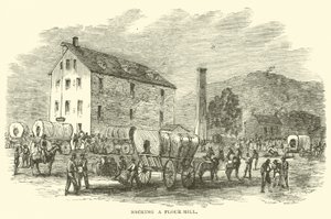 Saqueando um moinho de farinha, julho de 1864 de American School
