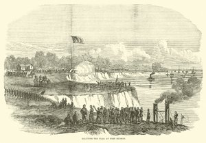 Saudando a bandeira em Port Hudson, em julho de 1863 de American School