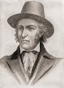 Samuel Chester Reid, comandante de um corsário durante a Guerra de 1812, de "The History of Our Country", publicado em 1905 (litografia) de American School