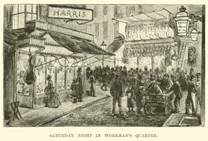 Sábado à noite no bairro de Workmans de American School