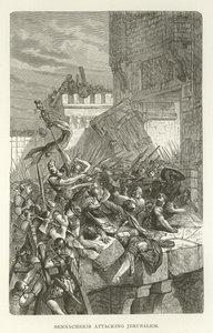 Senaqueribe atacando Jerusalém de American School