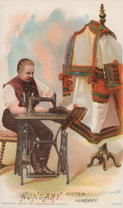 Máquina de costura, Hungria, Áustria-Hungria de American School
