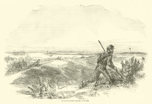 Sharpshooters antes de Wagner, agosto de 1863 de American School