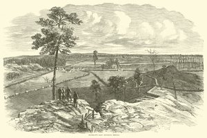 Exército de Shermans entrando em Resaca, maio de 1864 de American School