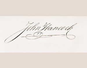Assinatura de John Hancock